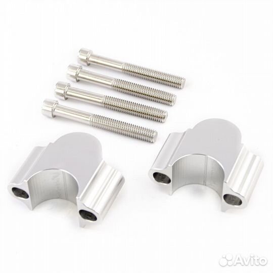 Алюминиевые проставки руля d-28мм, h - 30мм