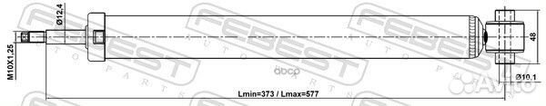 Амортизатор задний GAS.twin tube 16110003R Febest