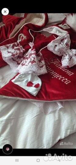 Конверт на выписку для девочки