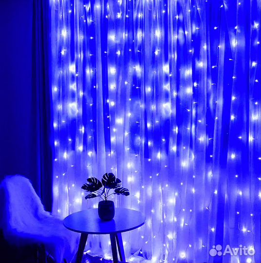 Гирлянда штора 3х3 доставка