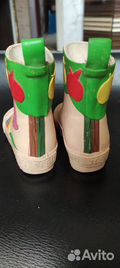 Резиновые сапоги для девочки