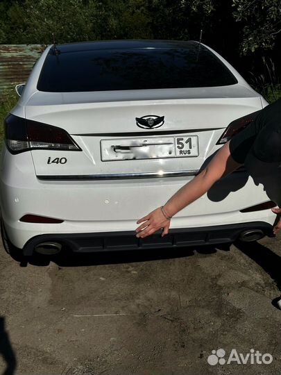 Задний диффузор hyundai i40