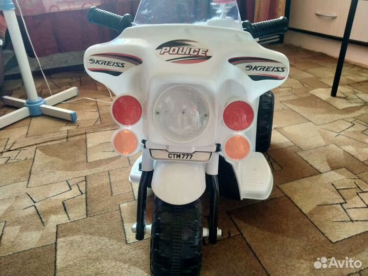 Детский мотоцикл на аккумуляторе бу