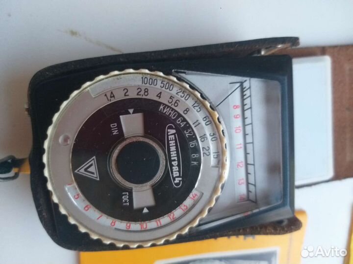 Фотоэкспонометр ленинград 4 СССР