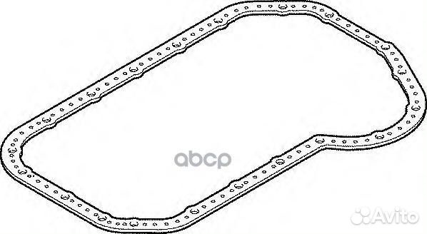 495.620E прокладка поддона двигателя резина Au