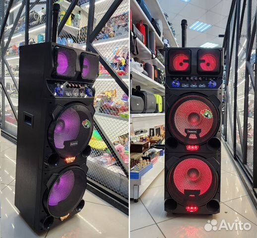 Клубная Мега Мощная Колонка 1300вт Bahong 135см