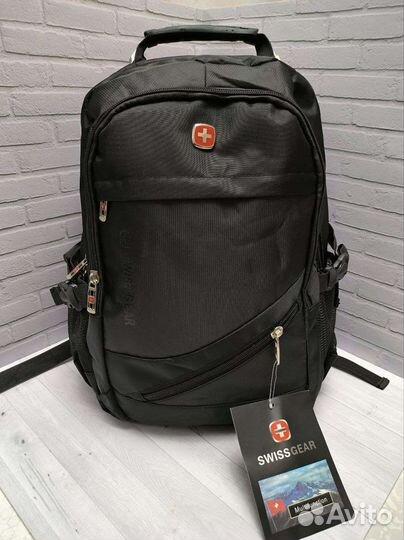 Рюкзаки мужские спортивные для туризма черный 35л