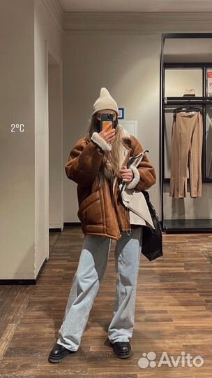 Дубленка zara