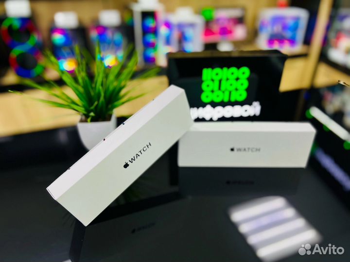 Новые Смарт часы Apple Watch 9 45mm Midnight M/L