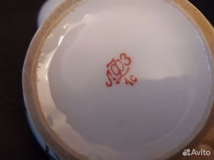 Фарфоровая посуда СССР лфз