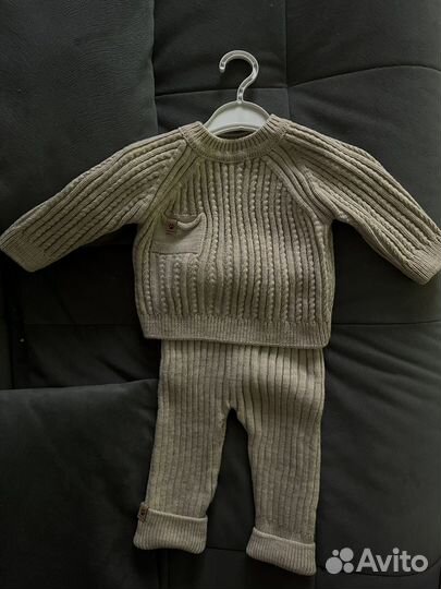 Теплый костюм комплект детский 92