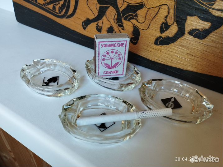 Стеклянные мини-пепельницы