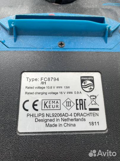 Робот пылесос philips fc8794