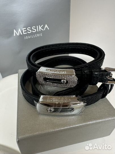 Messika браслет кожаный