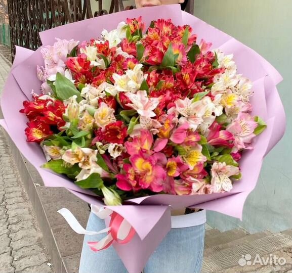 Букет альстромерии. Букет цветов