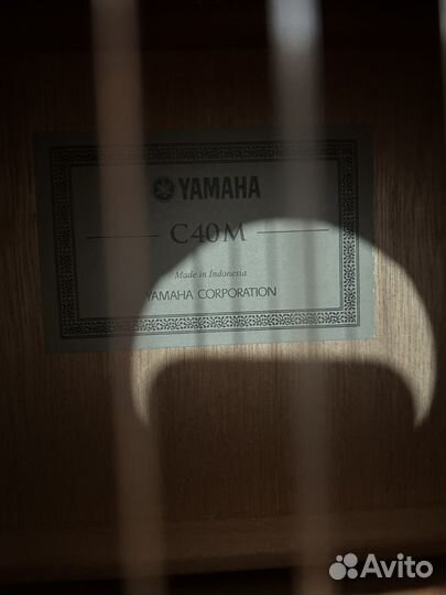 Гитара yamaha C40M