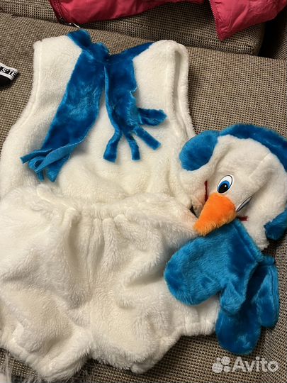 Детские новогодние костюмы снеговик кошечка