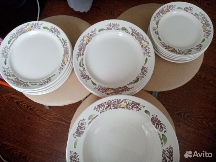 Набор тарелок Зик Конакова 1974-1991