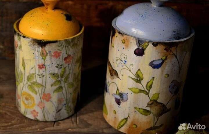 Банки для кухни шебби шик