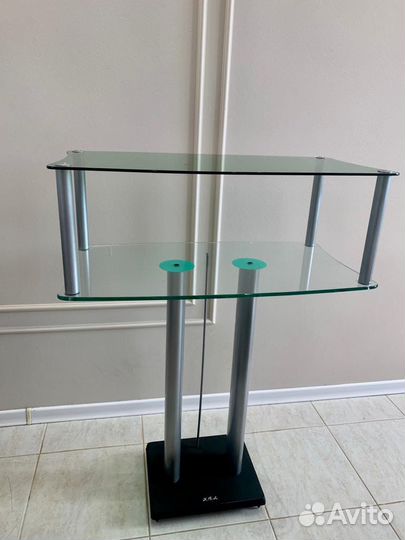 Стеклянная тумба стойка для аппаратуры X.B.L
