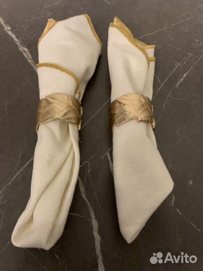 Набор салфеток с кольцами