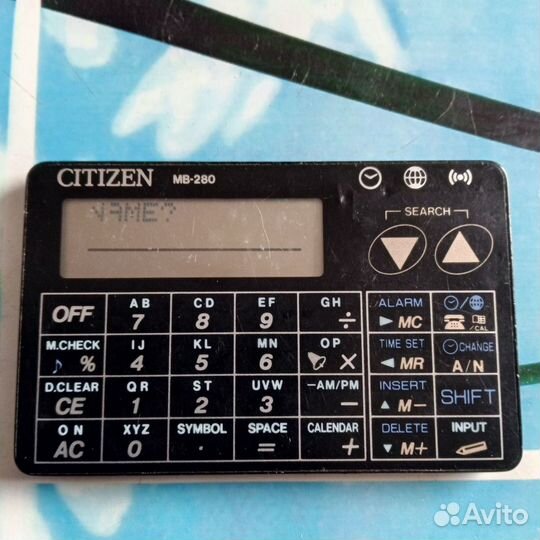 Электронная книжка citizen MB-280