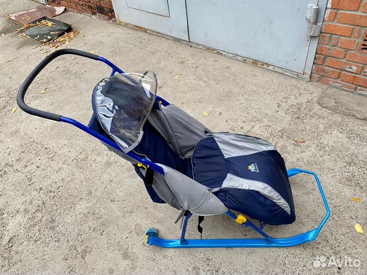 Детские санки коляска