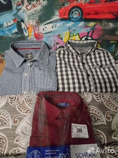 Рубашки 122-128 нов и отс