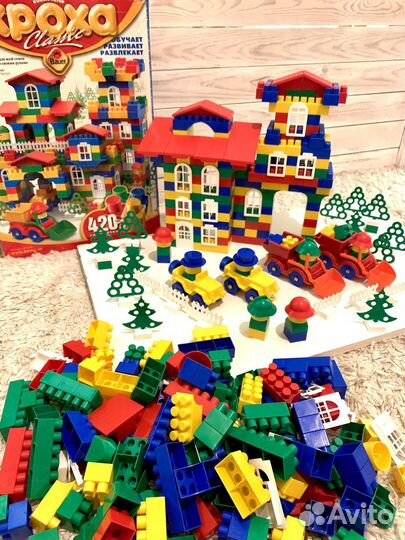 Конструктор Bauer 420 деталей (Кроха Classic)