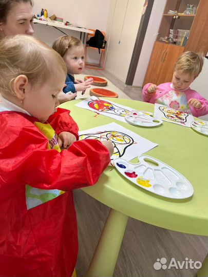 Развивающие занятия для детей от 1 года до 4х лет