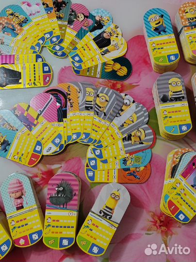Игровые карточки Миньоны