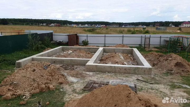 Фундамент, бетонные работы под ключ