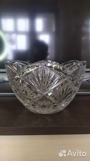 Хрустальные салатники, конфетницы и другие изделия