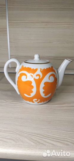 Чайник заварочный СССР фарфоровый антикварный
