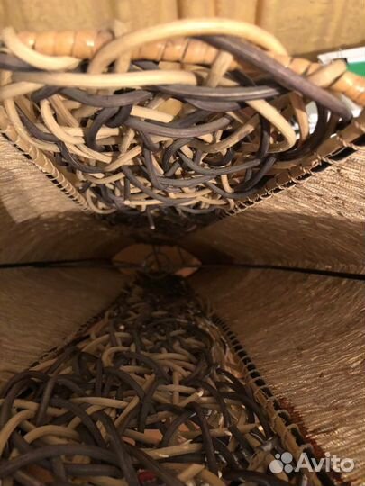 Торшер Арт-объект из ротанга Индонезия