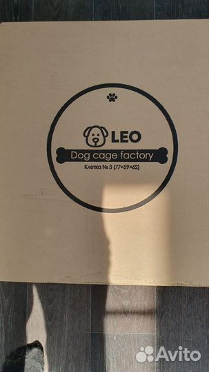 Новая клетка для собак