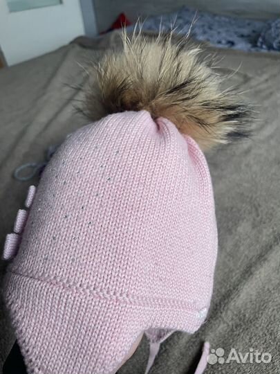Шапка barbaras для девочки 46-48 зимняя