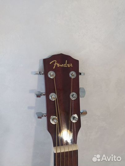 Акустическая гитара Fender cd 60s all mahogany