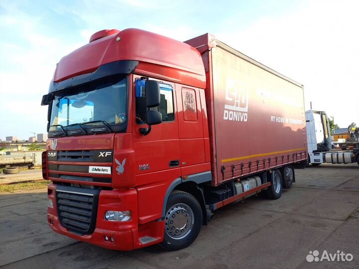 Тентованный грузовик DAF XF 105, 2008