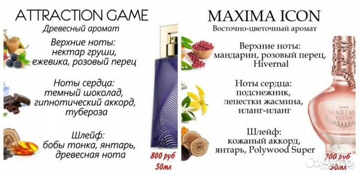 Женские духи avon