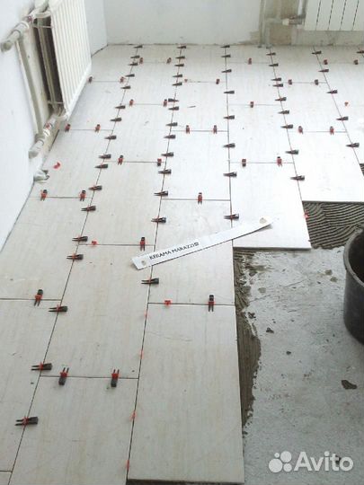 Плитка кафир и брусчатка кладём