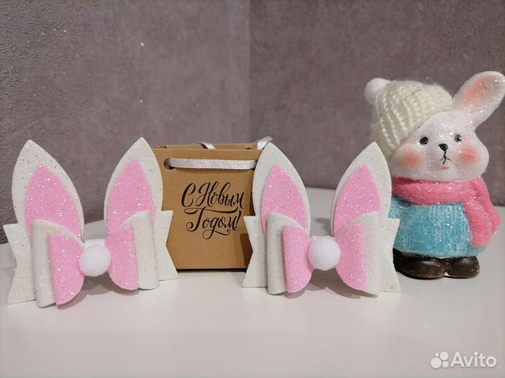 Заколочки-ушки