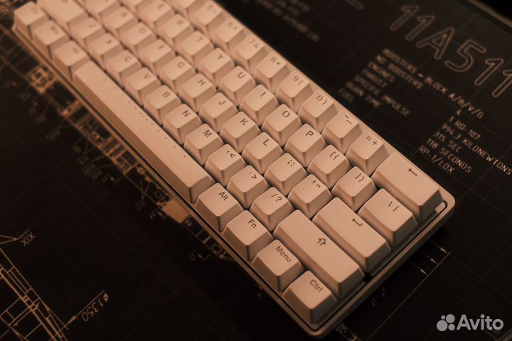 Vortex NEW POK3R RGB white