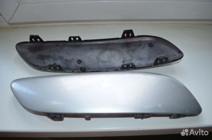 Накладка переднего бампера Peugeot 307