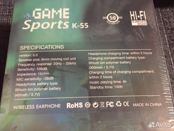 Беспроводные наушники tws m10