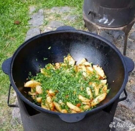 Казан чугунный