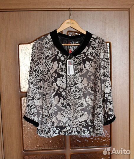 Новая блузка кофта шелковая Польша размер 50