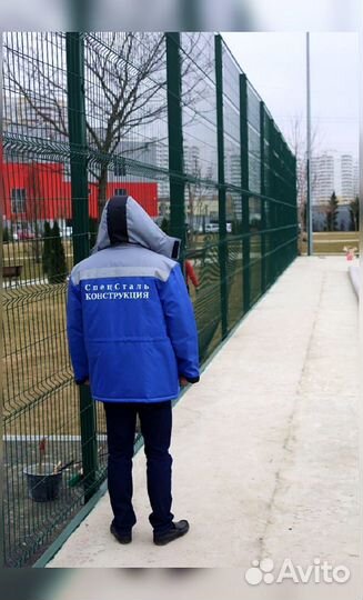 Забор из 3д сетки