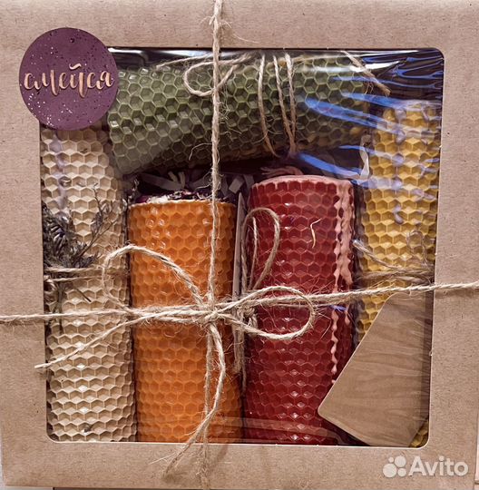 Подарочный набор из свечей