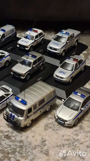 Современные полицейские Машины 1/43
